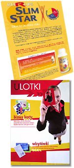 ulotki, foldery